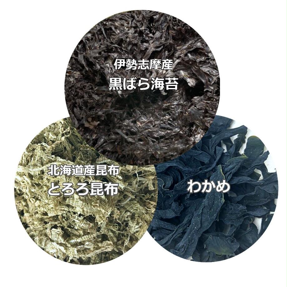 みそ汁の具 ばら海苔とろろ