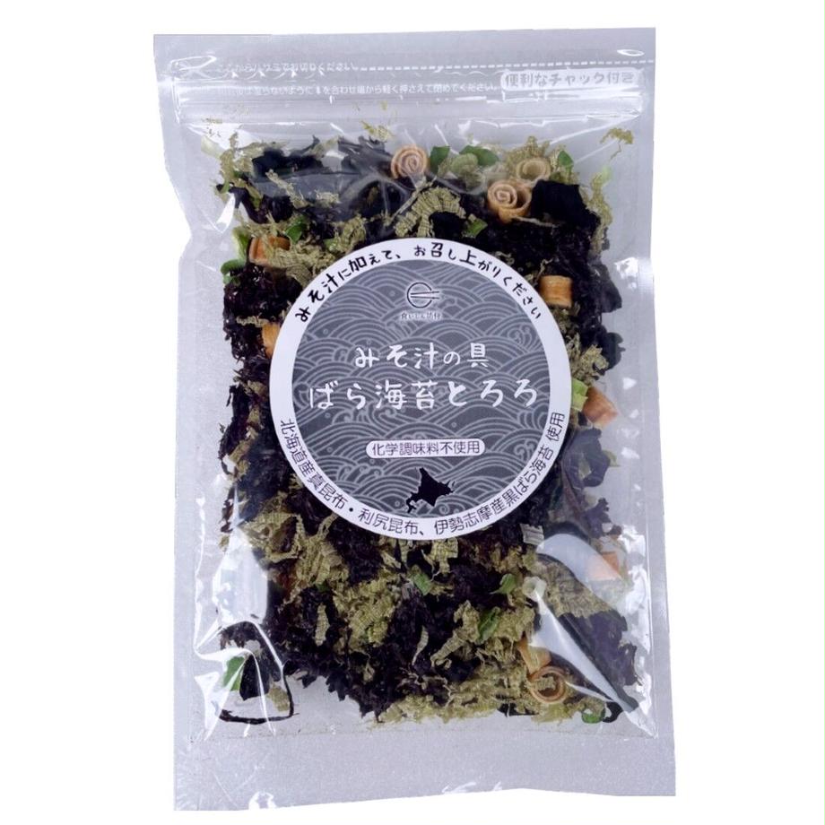 みそ汁の具 ばら海苔とろろ