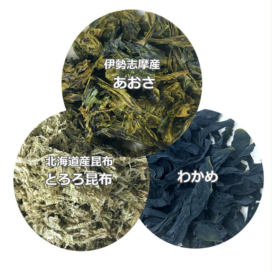 みそ汁の具 あおさとろろ
